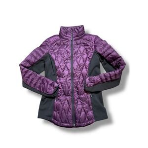 32 Degrees Heat Quilted Down Puffer Jacket Athletic Performance Coat Sz S